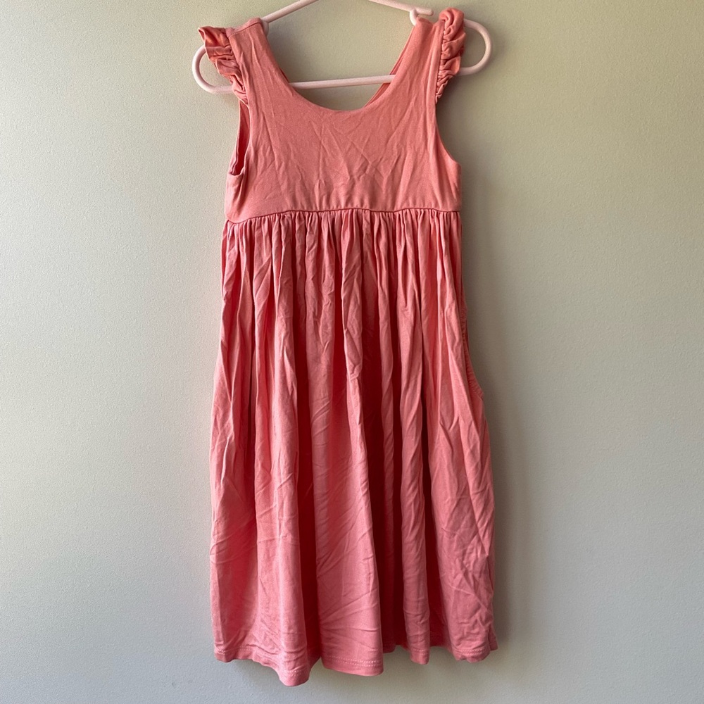 Remie Girl Peach Dress